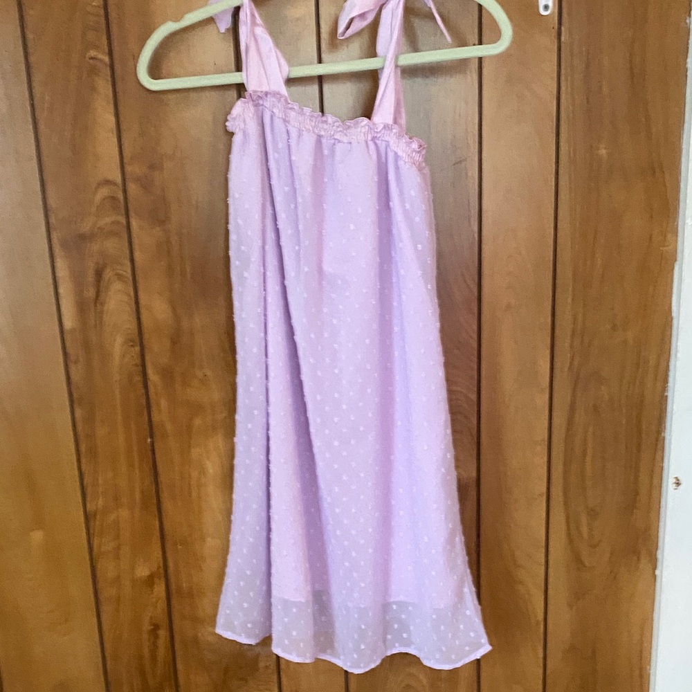 SHEIN Lavender Ruffled Top